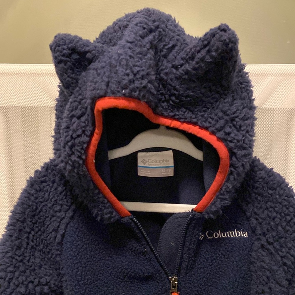 Columbia toddler fleece one piece